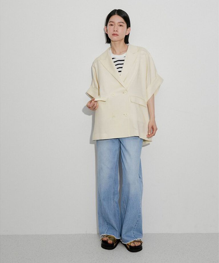 ADAM ET ROPE'「【サステナブル】・【新色追加】ショートスリーブシャツJK」|その他|