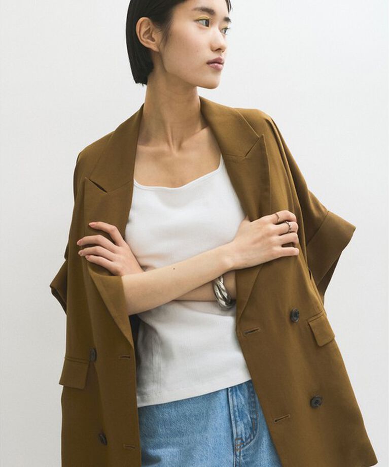 ADAM ET ROPE'「【サステナブル】・【新色追加】ショートスリーブシャツJK」|その他|