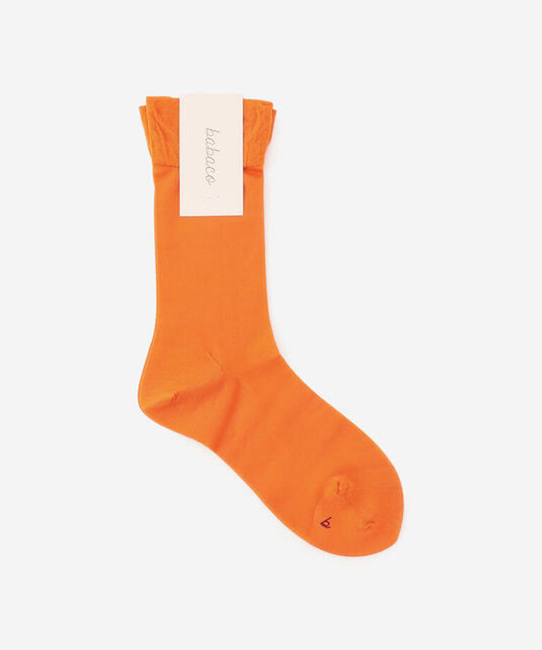  「babaco | ナイロン シアーソックス WOMEN」|ソックス|ORANGE