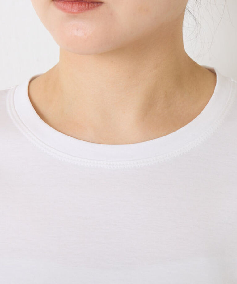  「【SNSで話題！万能ロンT】ポンチ切替ロンT」|Tシャツ・カットソー|