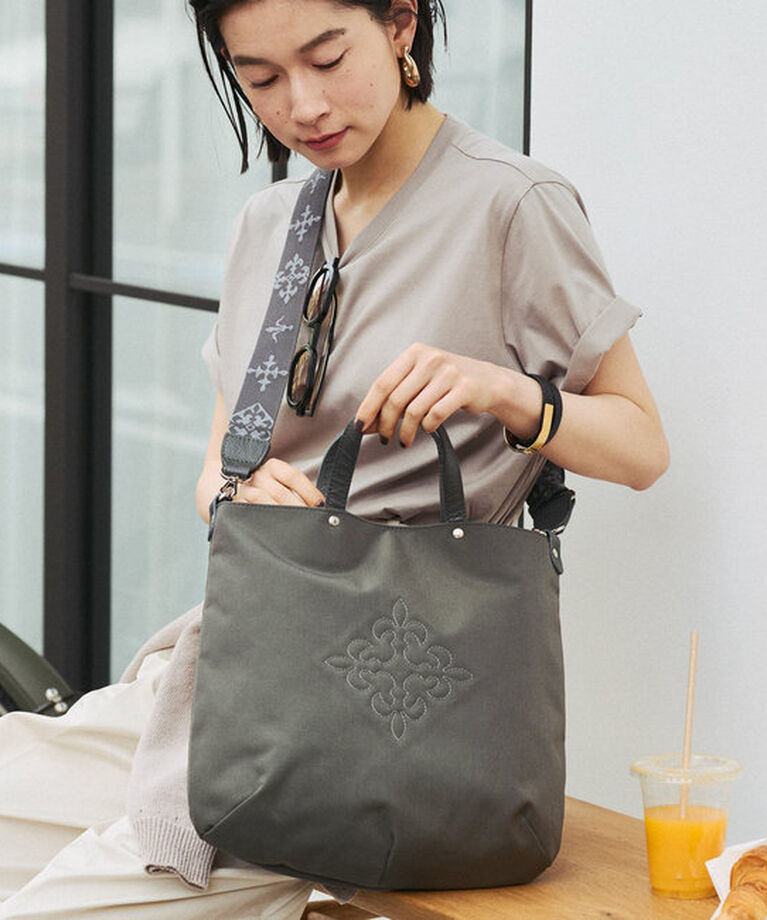  「即完売した［グレージュ］の追加予約受付中！【名品】 2wayトートバッグ」|トートバッグ|