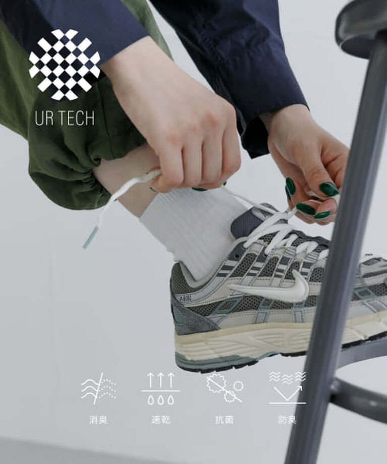 URBAN RESEARCH「UR 『UR TECH』リブソックス」|ソックス|WHITE