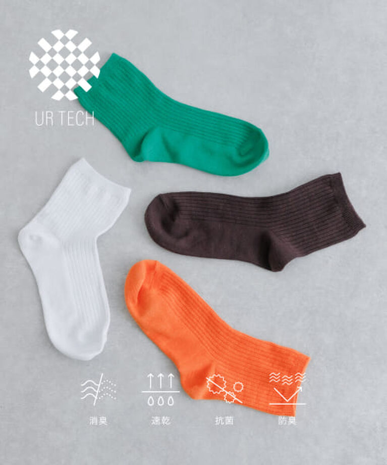 URBAN RESEARCH「UR 『UR TECH』リブソックス」|ソックス|