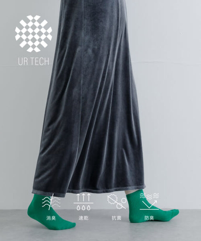 URBAN RESEARCH「UR 『UR TECH』リブソックス」|ソックス|GREEN