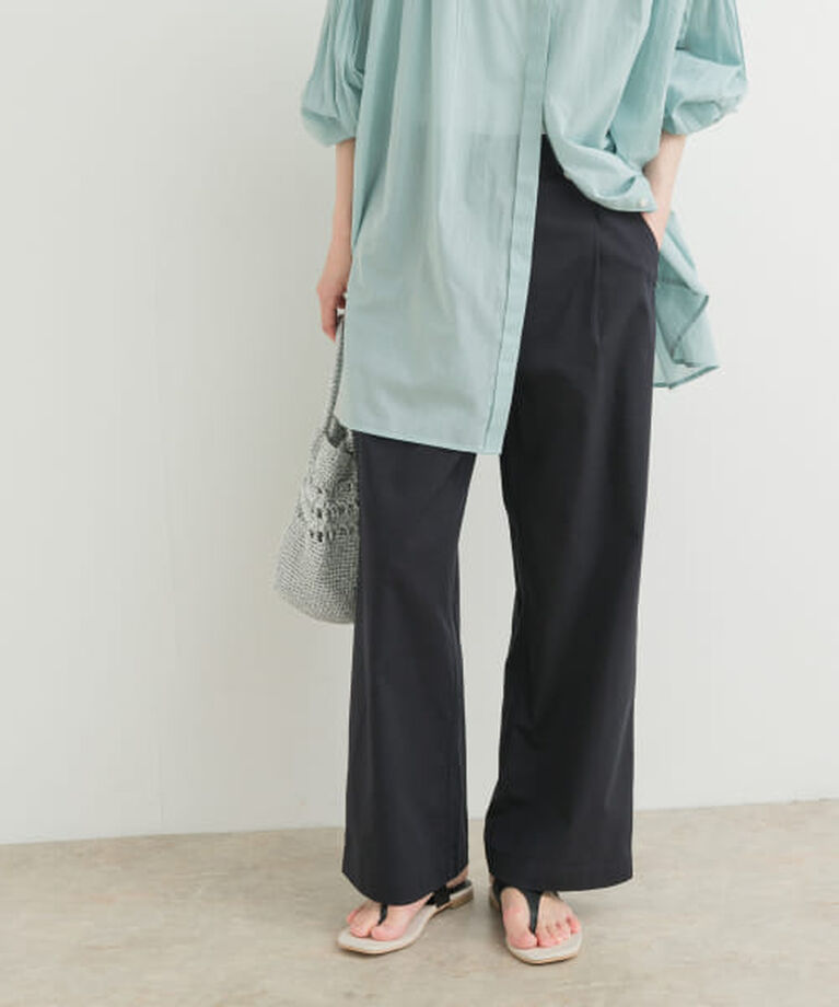 URBAN RESEARCH DOORS「DOORS レーヨンコットンイージーパンツ」|その他|NAVY