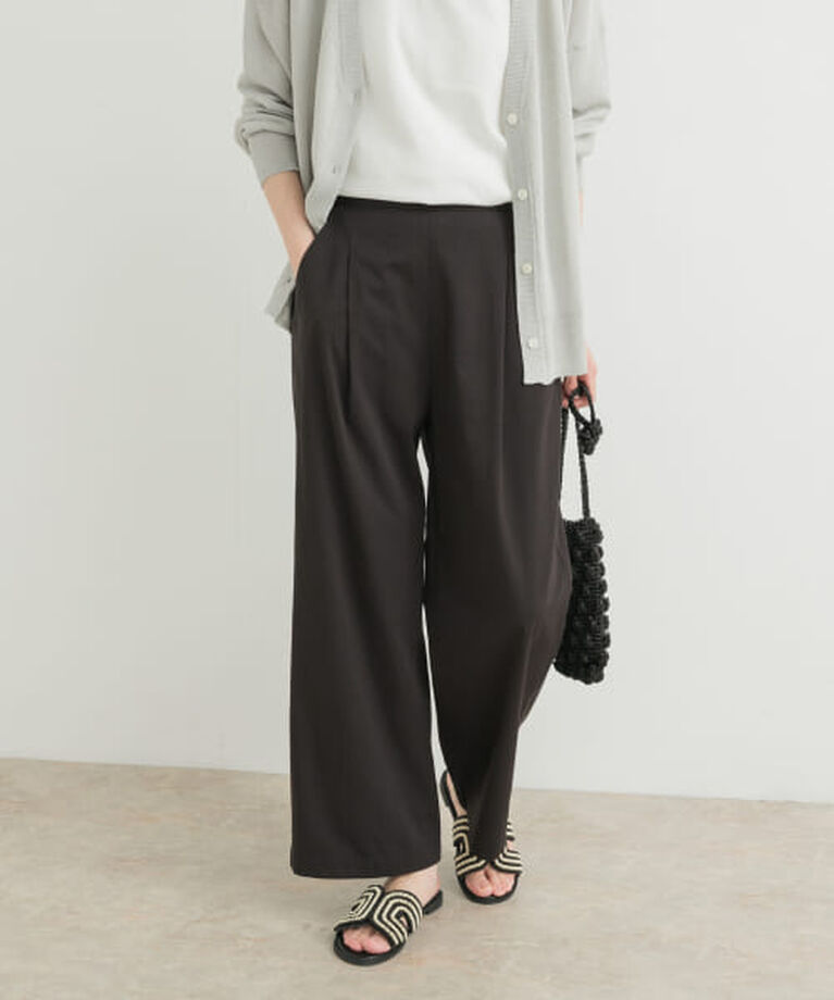 URBAN RESEARCH DOORS「DOORS レーヨンコットンイージーパンツ」|その他|BLACK