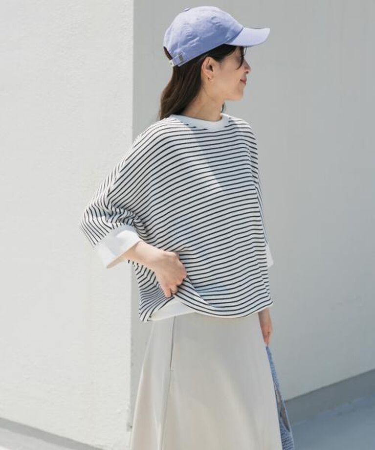 URBAN RESEARCH DOORS「DOORS タックフライスワイドTシャツ」|Tシャツ・カットソー|