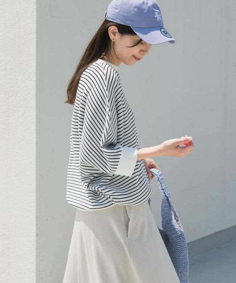 URBAN RESEARCH DOORS「DOORS タックフライスワイドTシャツ」|Tシャツ・カットソー|