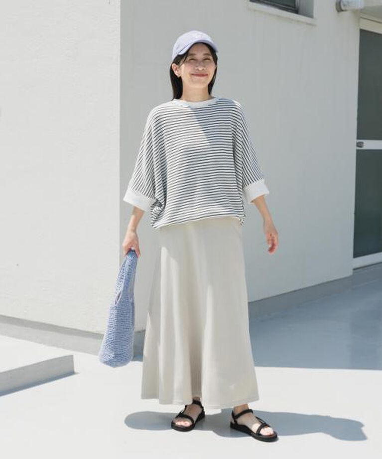 URBAN RESEARCH DOORS「DOORS タックフライスワイドTシャツ」|Tシャツ・カットソー|