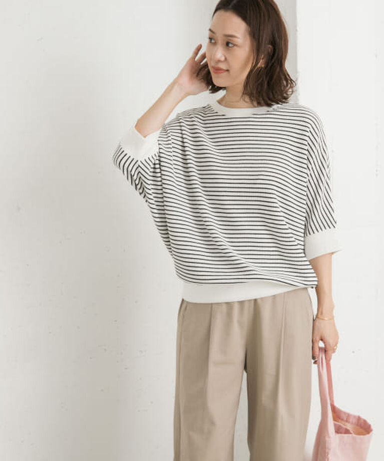 URBAN RESEARCH DOORS「DOORS タックフライスワイドTシャツ」|Tシャツ・カットソー|