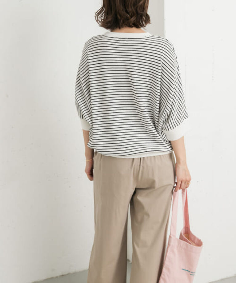 URBAN RESEARCH DOORS「DOORS タックフライスワイドTシャツ」|Tシャツ・カットソー|