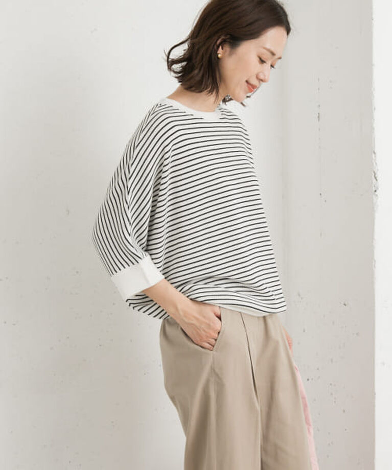 URBAN RESEARCH DOORS「DOORS タックフライスワイドTシャツ」|Tシャツ・カットソー|