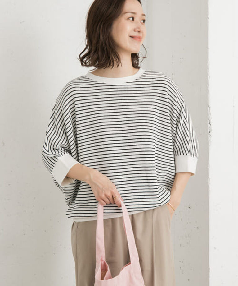URBAN RESEARCH DOORS「DOORS タックフライスワイドTシャツ」|Tシャツ・カットソー|
