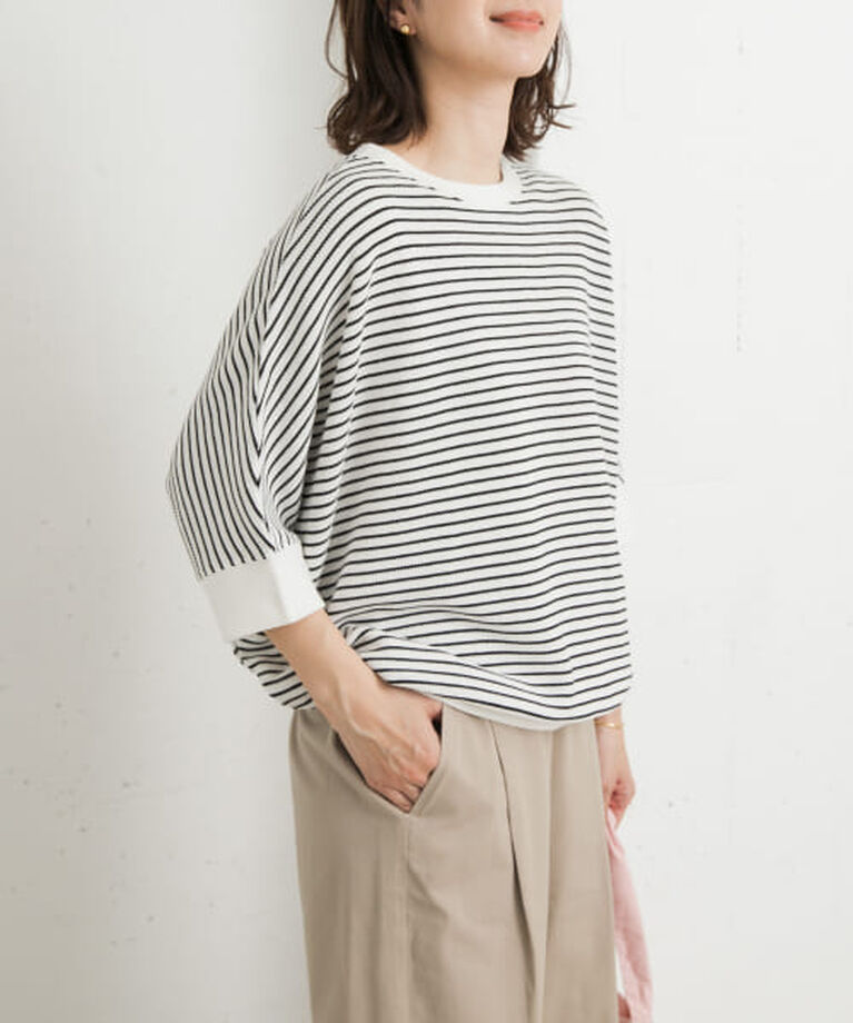 URBAN RESEARCH DOORS「DOORS タックフライスワイドTシャツ」|Tシャツ・カットソー|