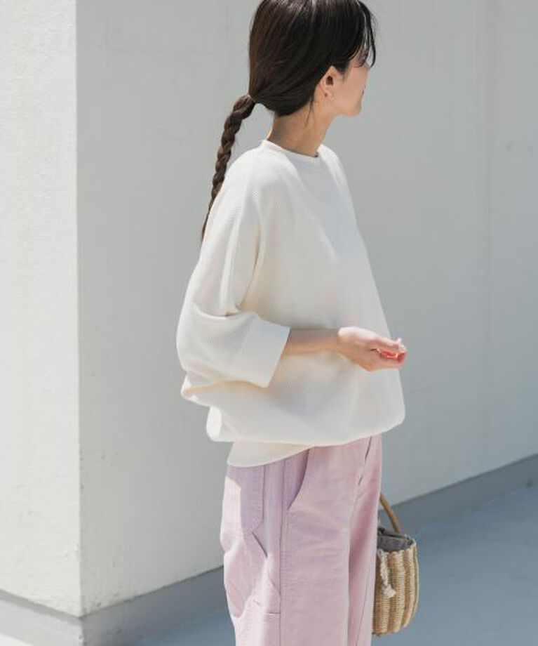 URBAN RESEARCH DOORS「DOORS タックフライスワイドTシャツ」|Tシャツ・カットソー|