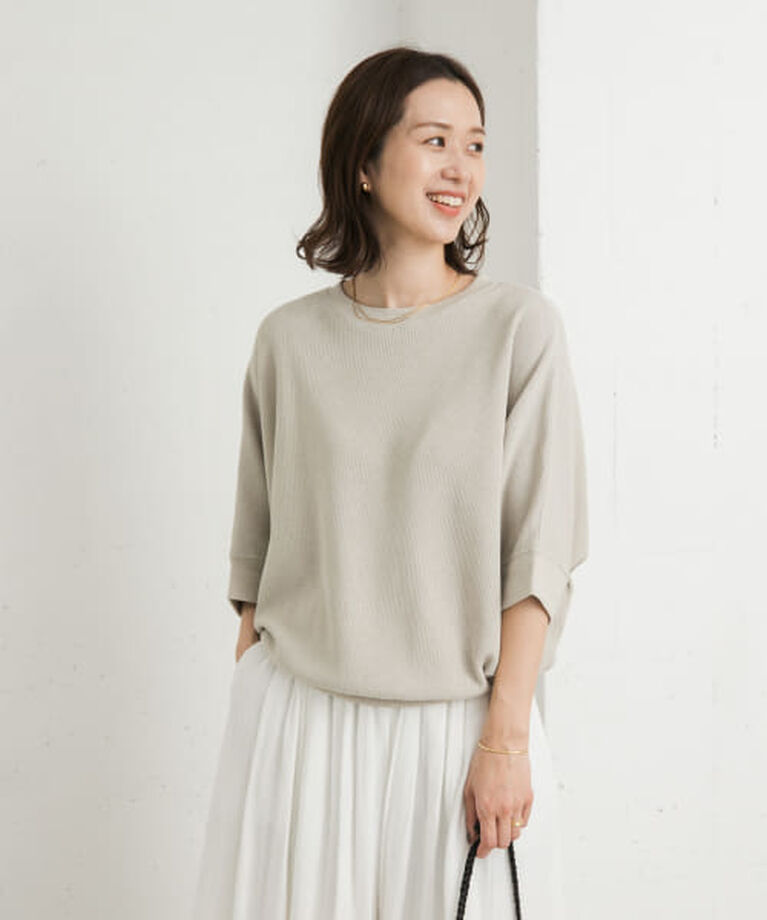 URBAN RESEARCH DOORS「DOORS タックフライスワイドTシャツ」|Tシャツ・カットソー|