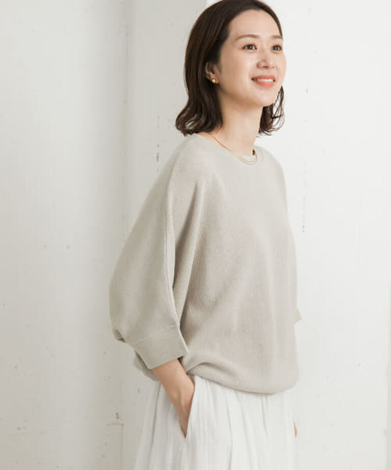 URBAN RESEARCH DOORS「DOORS タックフライスワイドTシャツ」|Tシャツ・カットソー|