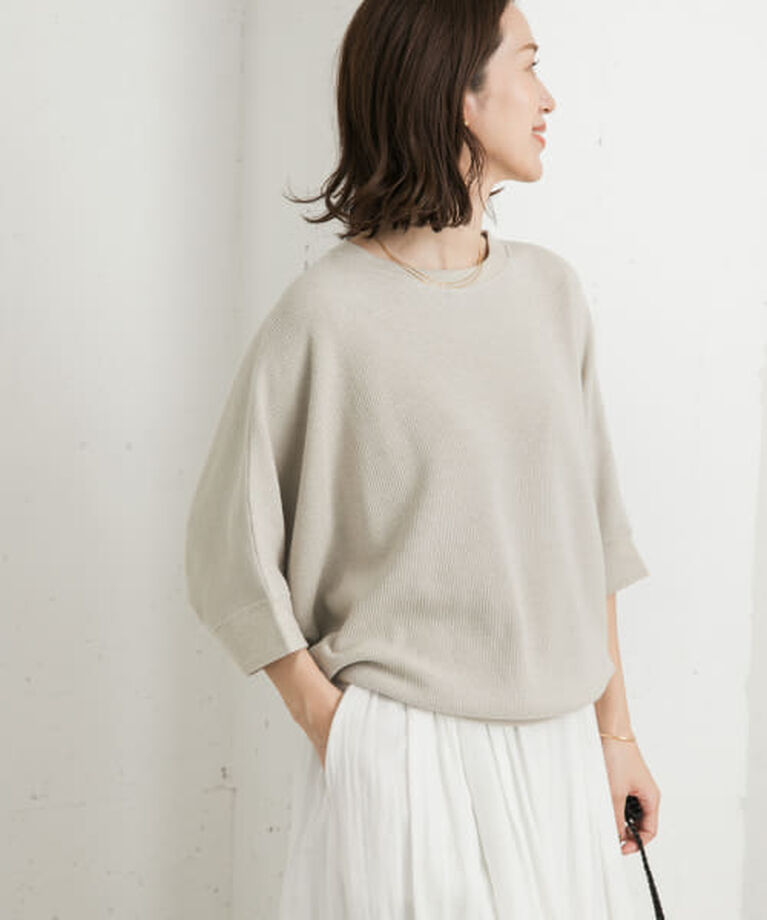 URBAN RESEARCH DOORS「DOORS タックフライスワイドTシャツ」|Tシャツ・カットソー|