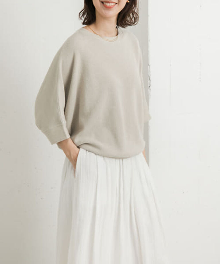 URBAN RESEARCH DOORS「DOORS タックフライスワイドTシャツ」|Tシャツ・カットソー|