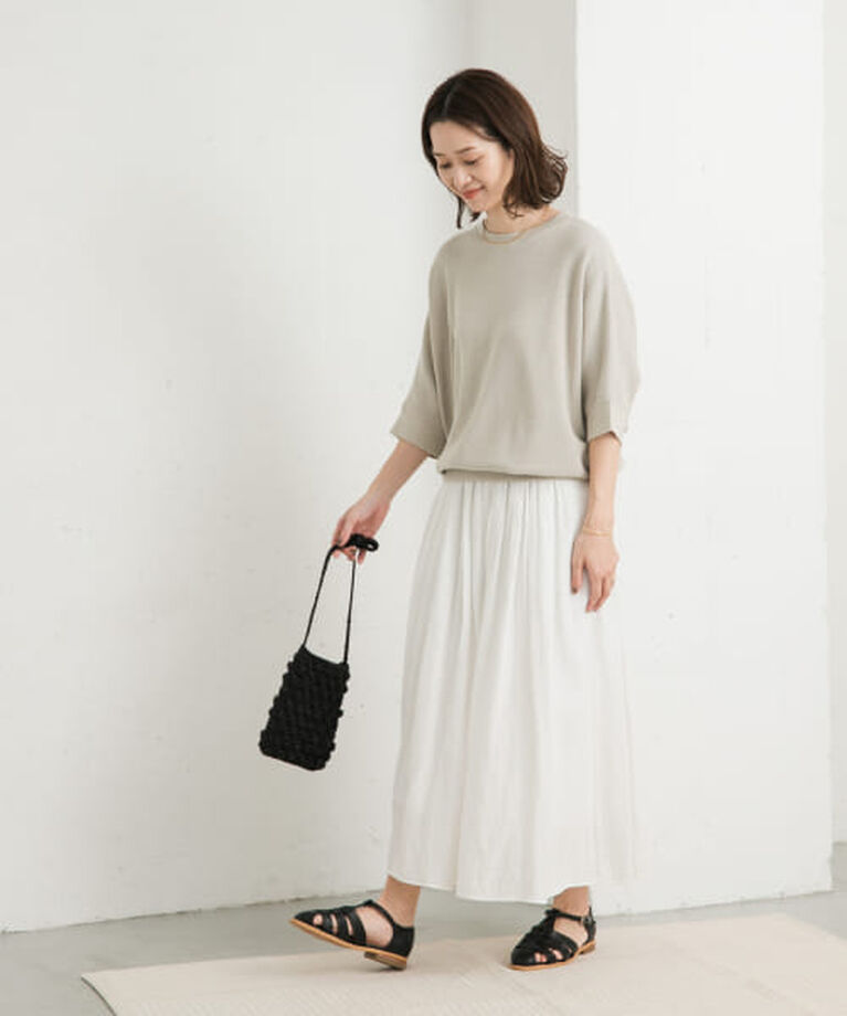 URBAN RESEARCH DOORS「DOORS タックフライスワイドTシャツ」|Tシャツ・カットソー|