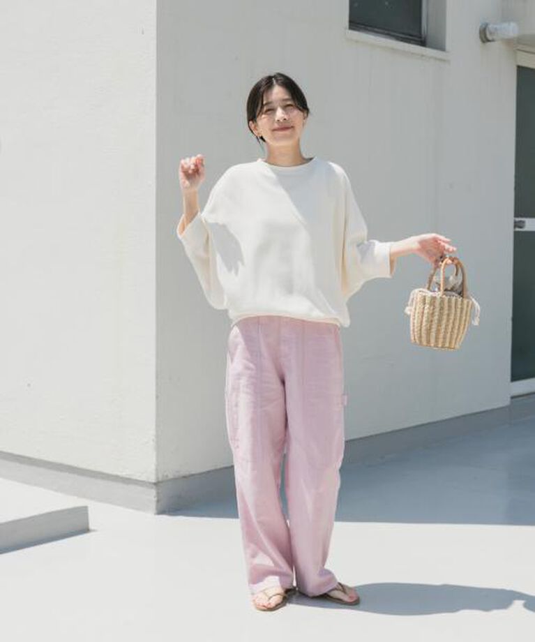 URBAN RESEARCH DOORS「DOORS タックフライスワイドTシャツ」|Tシャツ・カットソー|
