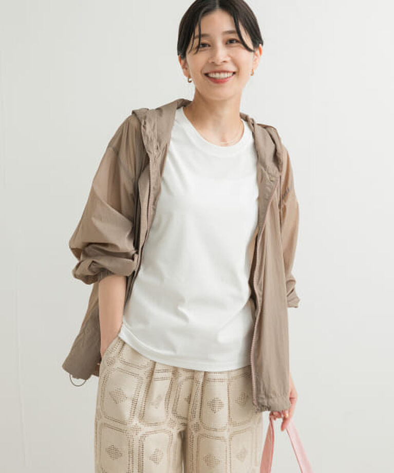 URBAN RESEARCH DOORS「DOORS 『UR TECH』ポケッタブル撥水フレアパーカー」|アウトドア|BEIGE