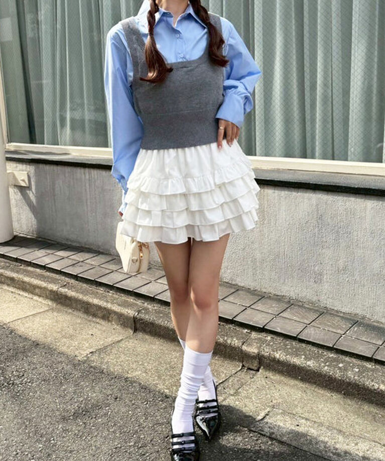  「リボン付きポインテッドストラップシューズ」|その他|