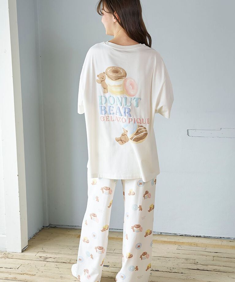 gelato pique「ドーナツベアワンポイントTシャツ」|ルームウェア|