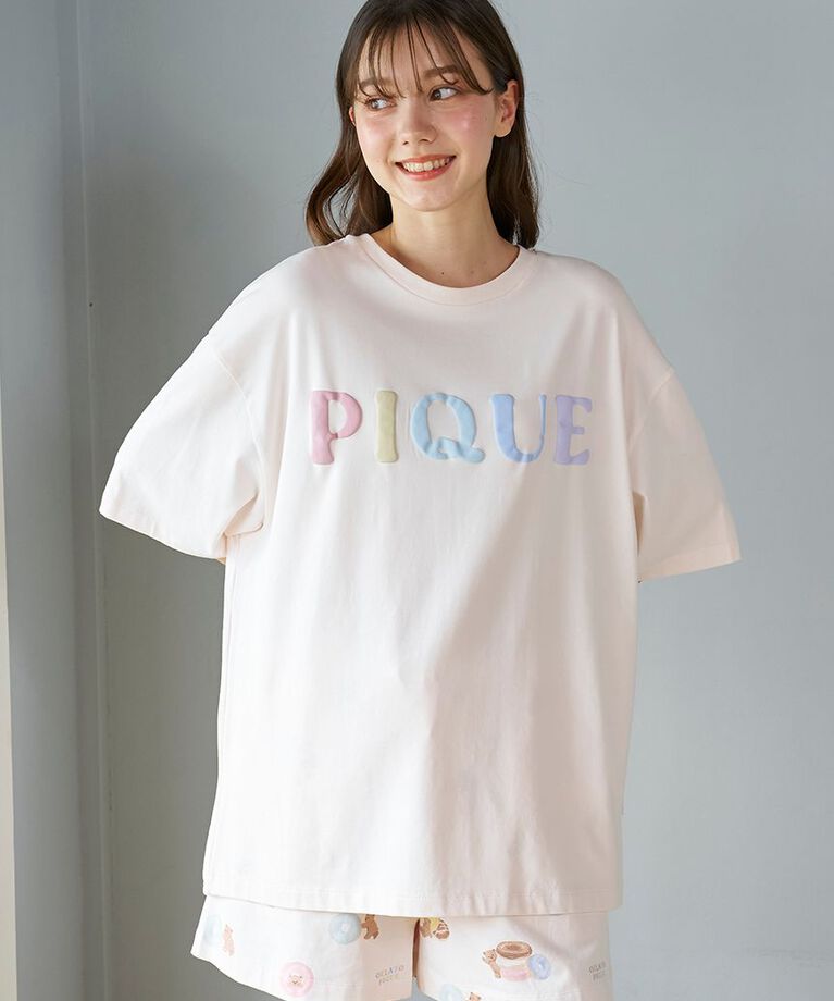 gelato pique「ドーナツベアワンポイントTシャツ」|ルームウェア|