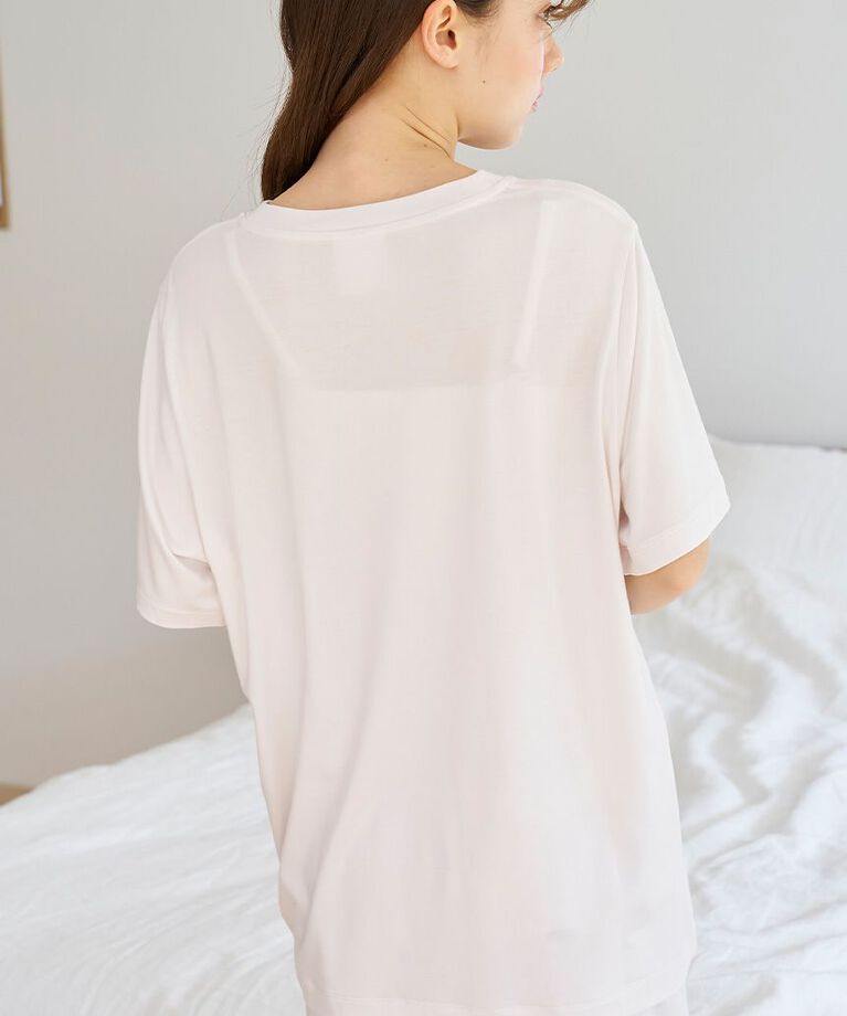 gelato pique「【接触冷感】あざらしワンポイントTシャツ」|ルームウェア|