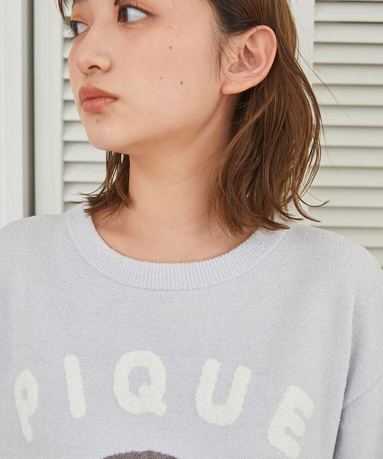 gelato pique「あざらしジャガードプルオーバー&ショートパンツセット」|ルームウェア|