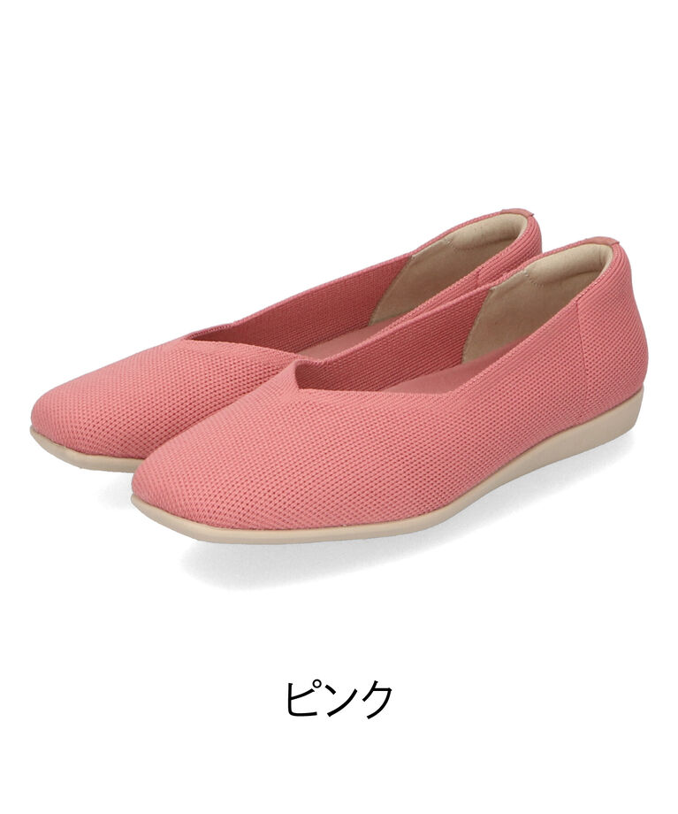ORiental TRaffic「【洗濯OK】ニットパンプス/R-3215 軽量 フラットパンプス 通気性 人気 売れてる」|パンプス|