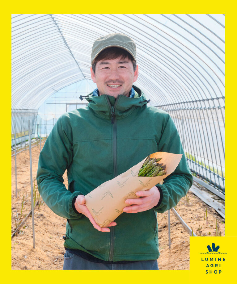 LUMINE AGRI SHOP「田中さんの会津産“春アスパラ”Lサイズ」|果物・野菜|