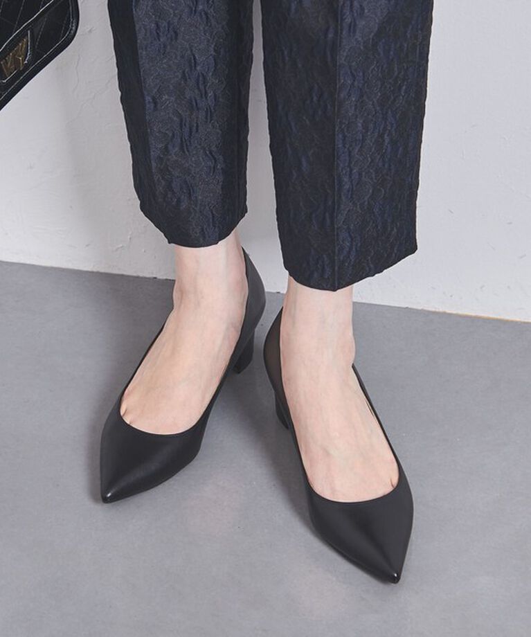 UNITED ARROWS「ポインテッド チャンキーパンプス」|パンプス|