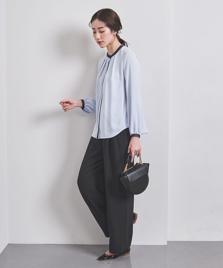 UNITED ARROWS「2タック ワイドパンツ」|スラックス|