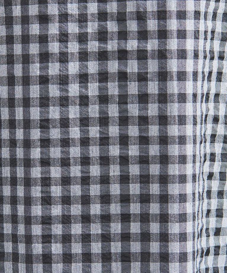 UNITED ARROWS「オープン バックリボン チェックワンピース」|ワンピース|