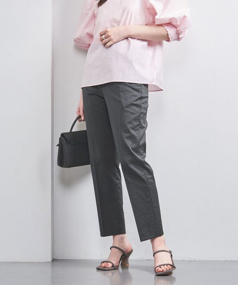 UNITED ARROWS「シャイニー スリム パンツ」|スラックス|