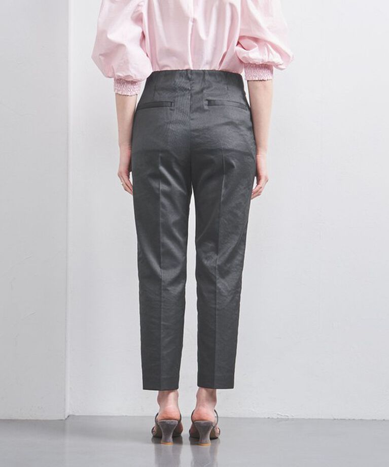 UNITED ARROWS「シャイニー スリム パンツ」|スラックス|