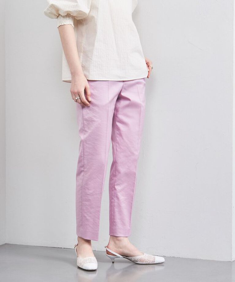 UNITED ARROWS「シャイニー スリム パンツ」|スラックス|