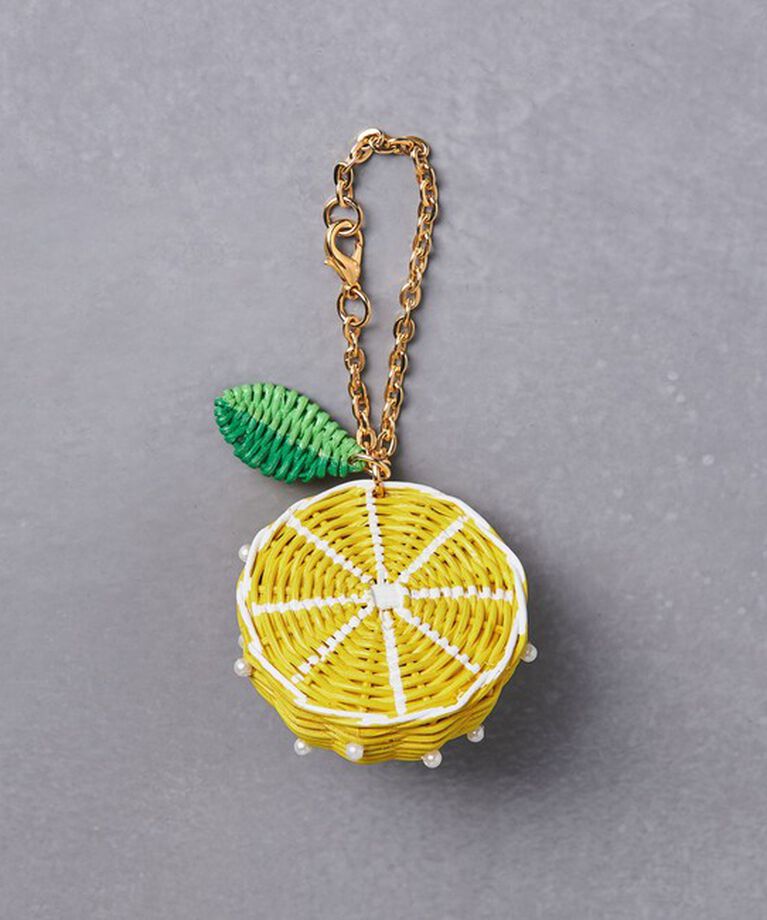 UNITED ARROWS「ラタン チャーム2」|チャーム・キーホルダー|YELLOW
