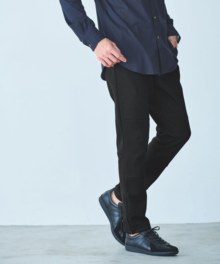 UNITED ARROWS green label relaxing「【WEB限定】JUST fit ポンチ スウェットパンツ」|その他|BLACK