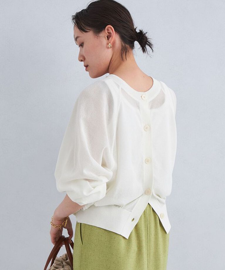UNITED ARROWS green label relaxing「【結論シリーズ】忍ばせカーデ 2WAY -ウォッシャブル-」|カーディガン|