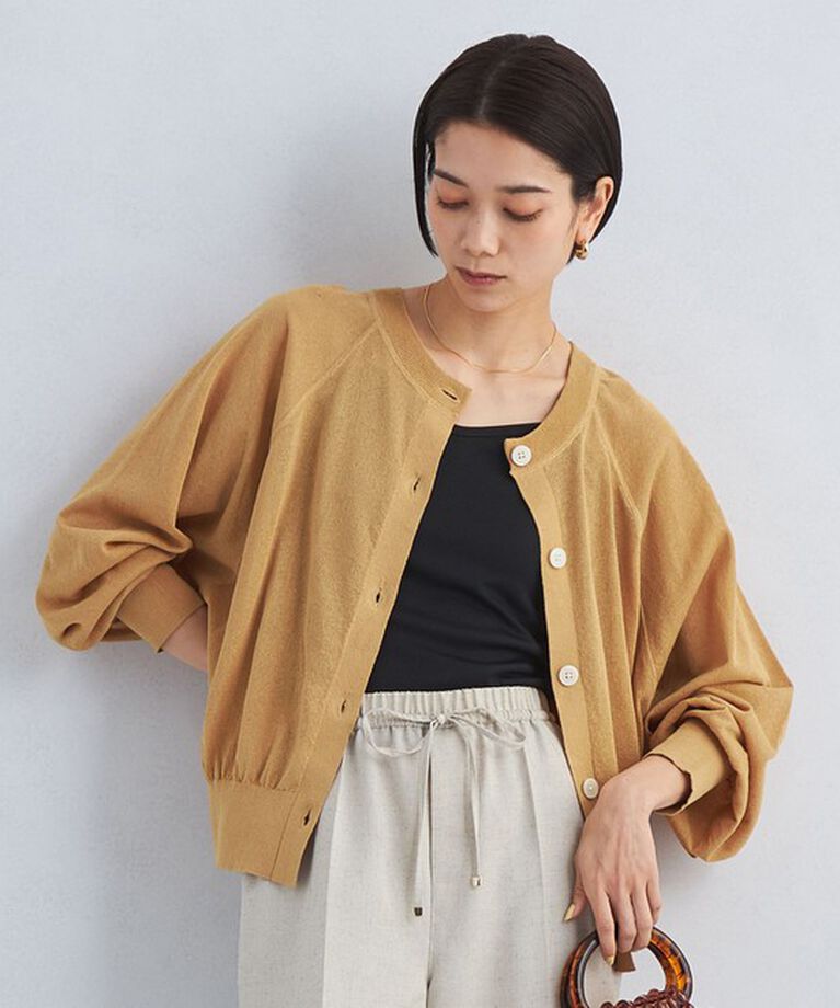 UNITED ARROWS green label relaxing「【結論シリーズ】忍ばせカーデ 2WAY -ウォッシャブル-」|カーディガン|