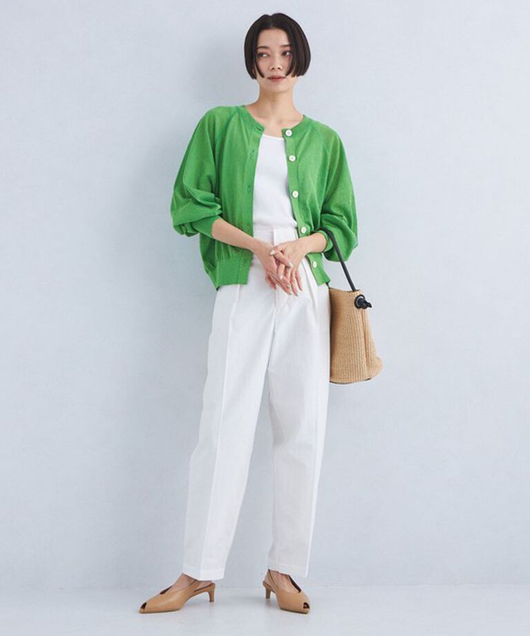 UNITED ARROWS green label relaxing「【結論シリーズ】忍ばせカーデ 2WAY -ウォッシャブル-」|カーディガン|