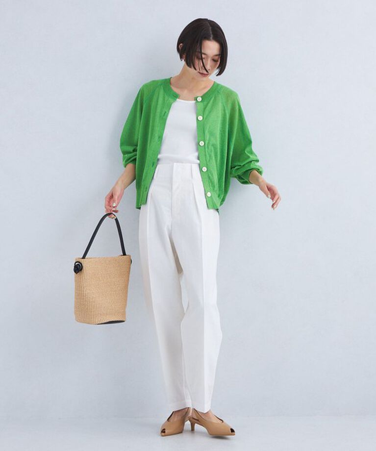UNITED ARROWS green label relaxing「【結論シリーズ】忍ばせカーデ 2WAY -ウォッシャブル-」|カーディガン|