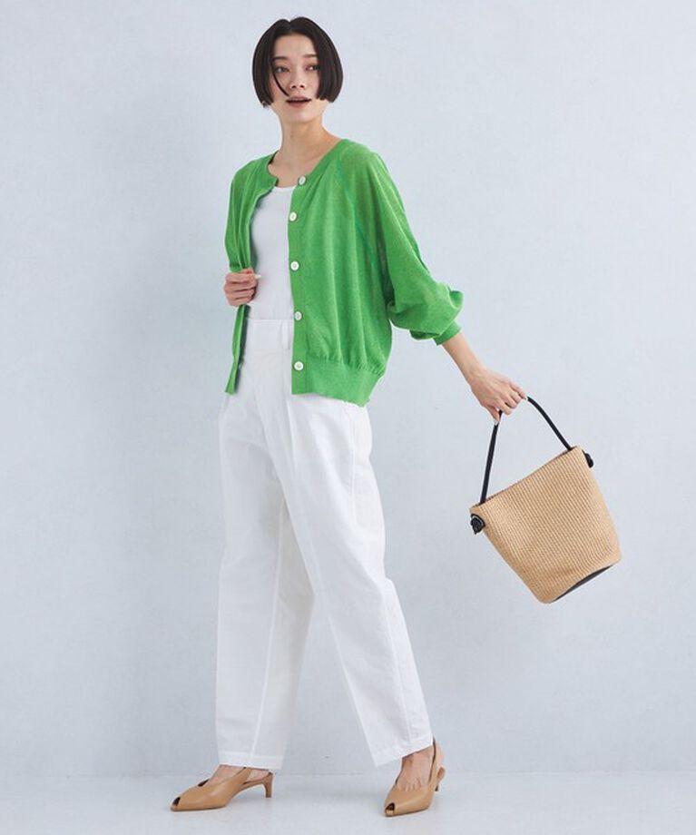 UNITED ARROWS green label relaxing「【結論シリーズ】忍ばせカーデ 2WAY -ウォッシャブル-」|カーディガン|