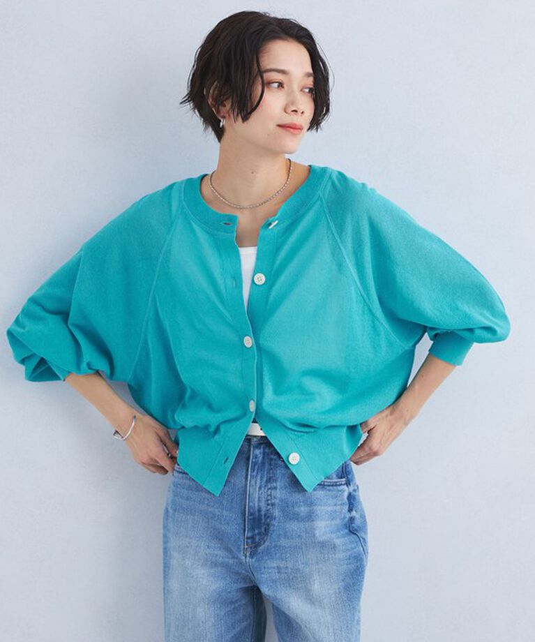 UNITED ARROWS green label relaxing「【結論シリーズ】忍ばせカーデ 2WAY -ウォッシャブル-」|カーディガン|