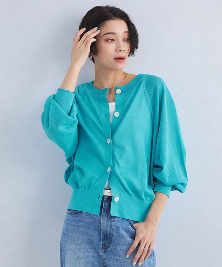 UNITED ARROWS green label relaxing「【結論シリーズ】忍ばせカーデ 2WAY -ウォッシャブル-」|カーディガン|