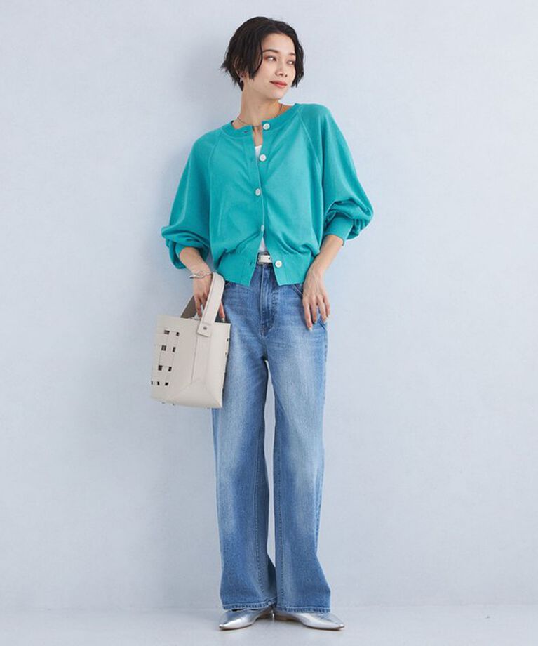 UNITED ARROWS green label relaxing「【結論シリーズ】忍ばせカーデ 2WAY -ウォッシャブル-」|カーディガン|