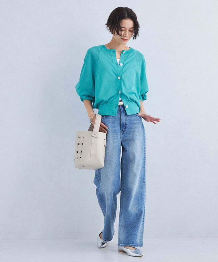 UNITED ARROWS green label relaxing「【結論シリーズ】忍ばせカーデ 2WAY -ウォッシャブル-」|カーディガン|